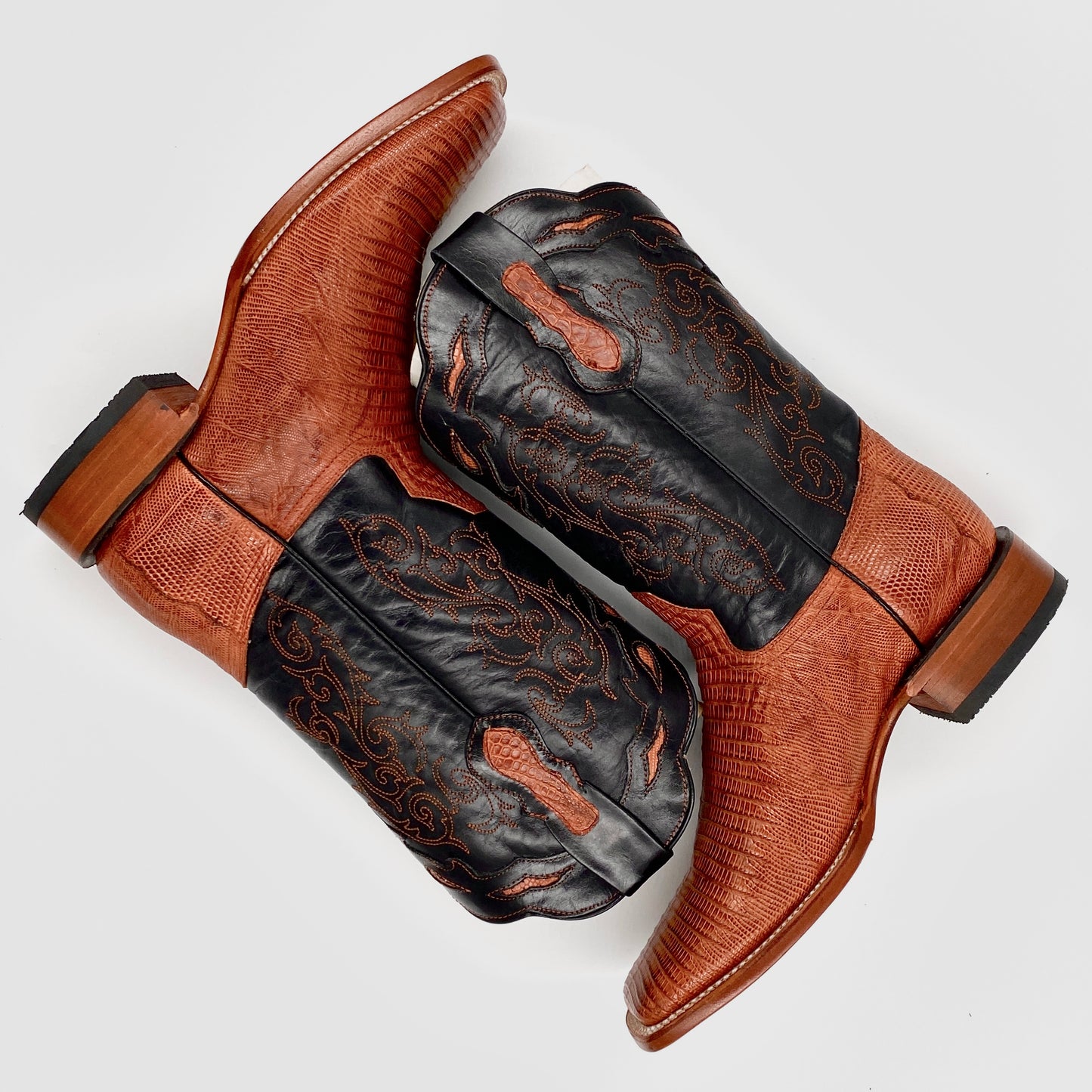 Exotic Crocodile Belly Wilde Square Toe Boot