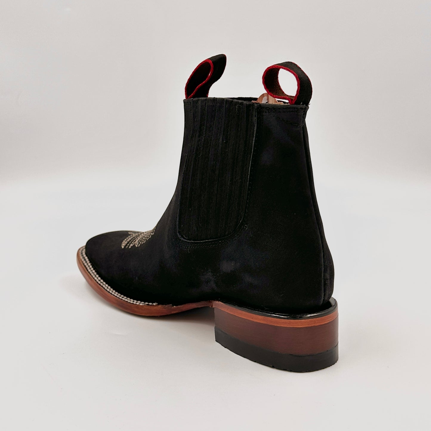 Ankle Boot Wide Square Toe