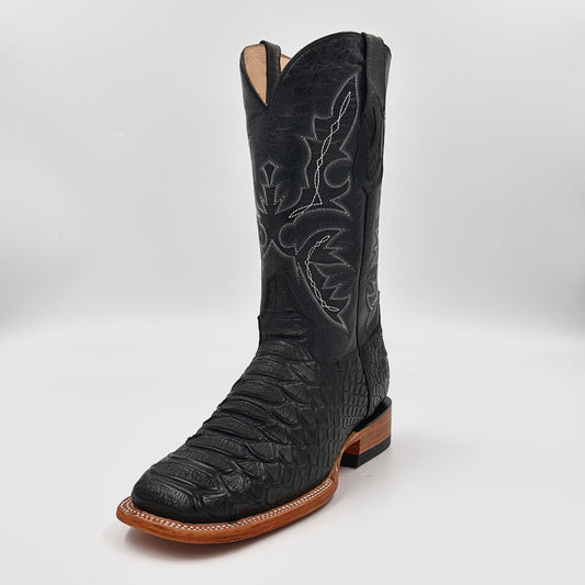 Imitation Python Wide Square Boot